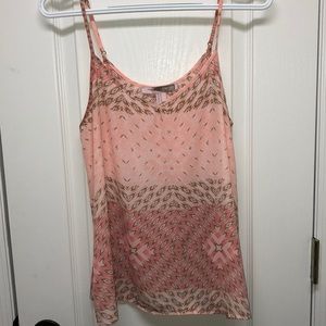 Forever 21 Peach Print Tank Top